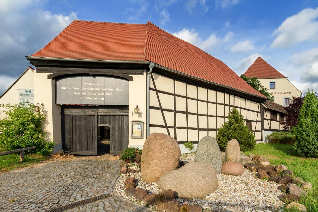 Burgschaenke & Herberge Goldener Loewe Bad Düben Buitenkant foto