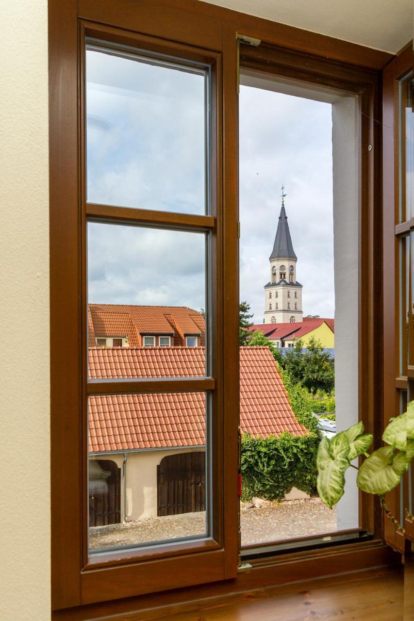Burgschaenke & Herberge Goldener Loewe Bad Düben Buitenkant foto