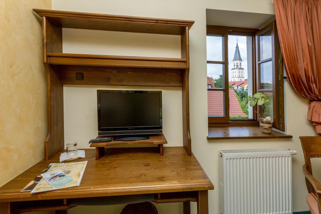 Burgschaenke & Herberge Goldener Loewe Bad Düben Buitenkant foto